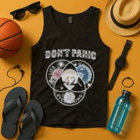 Venn Diagram DonT Panic Life The Universe And Everything 42 Tank Top