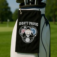 Venn Diagram DonT Panic Life The Universe And Everything 42 Golf Towel