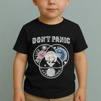 Venn Diagram DonT Panic Life The Universe And Everything 42 Toddler T-Shirt