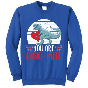 Valentines Day Dinosaur Tcool Giftrex Hearts Day Cupid Gift Sweatshirt