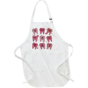 Valentine Dentist Dental Hygienist Full-Length Apron With Pockets