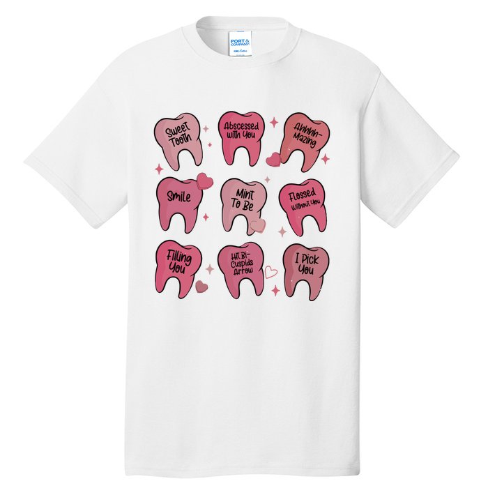 Valentine Dentist Dental Hygienist Tall T-Shirt