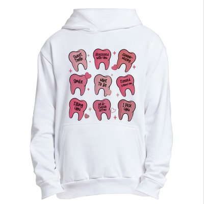 Valentine Dentist Dental Hygienist Urban Pullover Hoodie