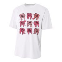 Valentine Dentist Dental Hygienist Performance Sprint T-Shirt