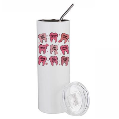 Valentine Dentist Dental Hygienist Stainless Steel Tumbler