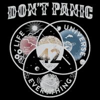 Venn Diagram DonT Panic Life The Universe And Everything 42 Legacy Cool Fit Booney Bucket Hat