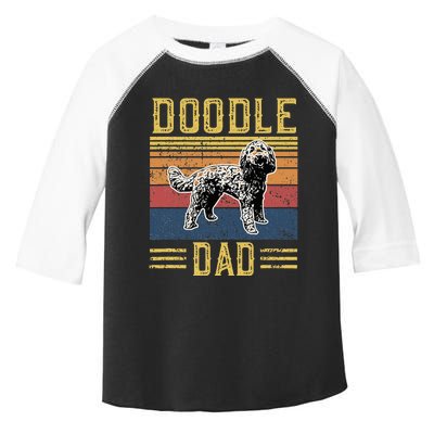 Vintage Doodle Dad Father Aussie Doodle & Goldendoodle Toddler Fine Jersey T-Shirt