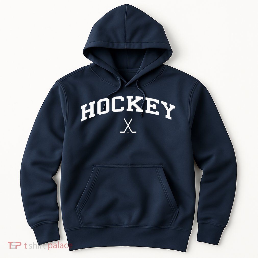 Vintage Distressed Design That Says Hockey Hoodie