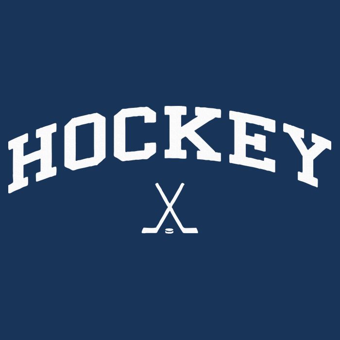 Vintage Distressed Design That Says Hockey Bag