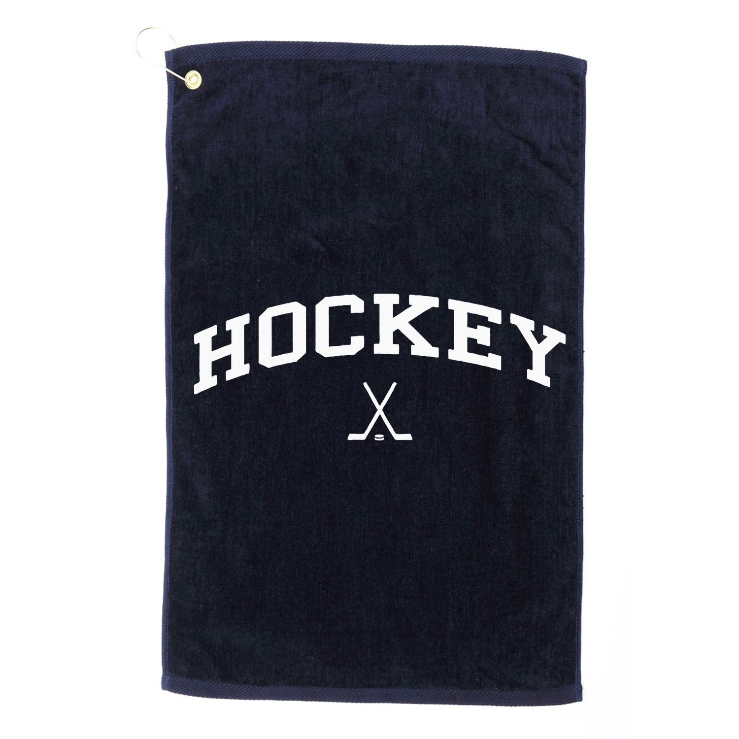 Vintage Distressed Design That Says Hockey Golf Towel