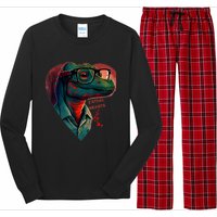 Valentines Day Dinosaur I Steal Hearts Long Sleeve Pajama Set