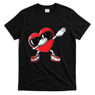 Valentines Day Dabbing Heart Love Dab Dance Funny T-Shirt