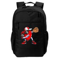 Valentines Day Dabbing Heart Shirt Boys Baseball Catcher Backpack
