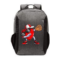 Valentines Day Dabbing Heart Shirt Boys Baseball Catcher Vector Backpack