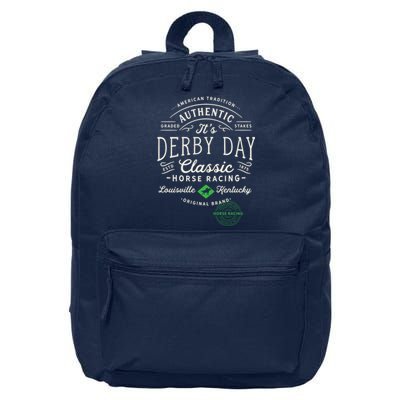 vintage, Derby Day, Louisville, Kentucky, horse racing 16 in Basic Backpack