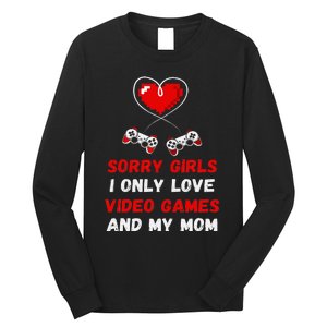 Valentines Day Design For Video Games Long Sleeve Shirt