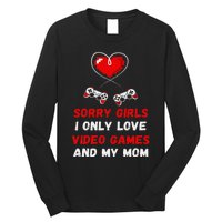 Valentines Day Design For Video Games Long Sleeve Shirt