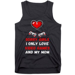 Valentines Day Design For Video Games Tank Top