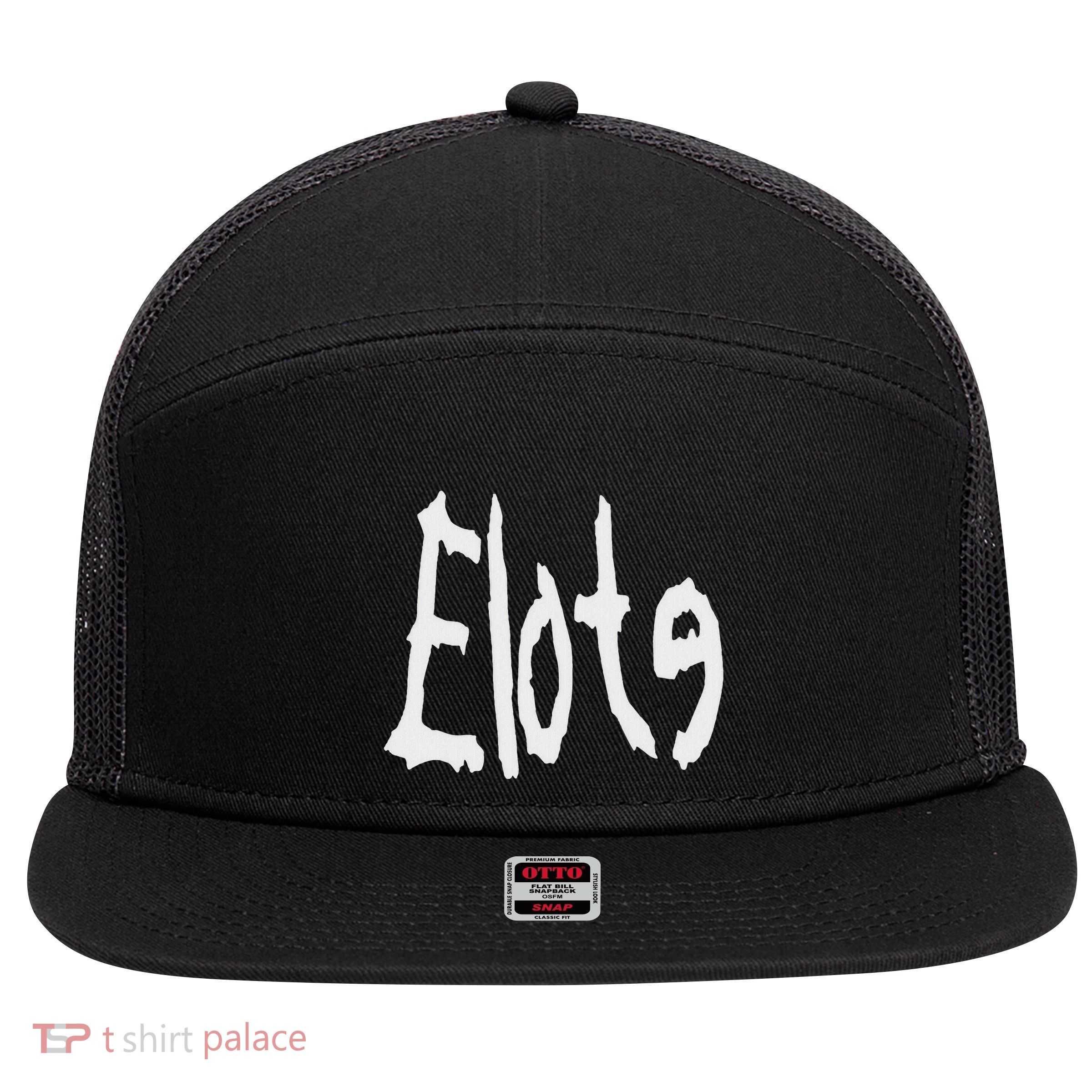 Vintage Distressed Elote Corn Girl Lover 7 Panel Mesh Trucker Snapback Hat