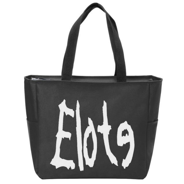 Vintage Distressed Elote Corn Girl Lover Zip Tote Bag