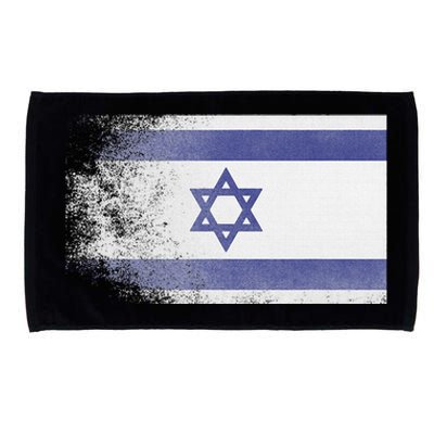 Vintage Distressed Flag of Israel Pray for Israel Pro Jewish  Microfiber Hand Towel