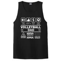 Volleyball Dad Funny Contents Of Sports Father PosiCharge Competitor Tank