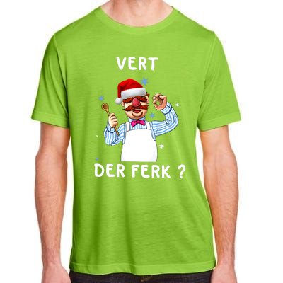 Vert Der Ferk Christmas Funny Chef Adult ChromaSoft Performance T-Shirt