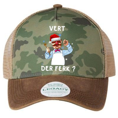 Vert Der Ferk Christmas Funny Chef Legacy Tie Dye Trucker Hat