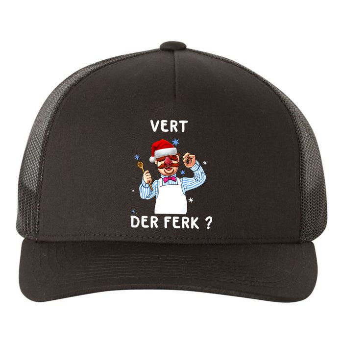 Vert Der Ferk Christmas Funny Chef Yupoong Adult 5-Panel Trucker Hat