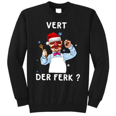 Vert Der Ferk Christmas Funny Chef Sweatshirt