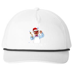 Vert Der Ferk Christmas Funny Chef Snapback Five-Panel Rope Hat