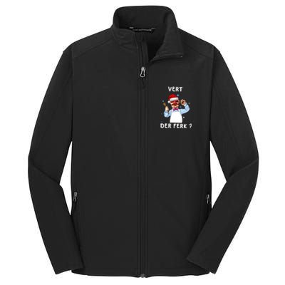 Vert Der Ferk Christmas Funny Chef Core Soft Shell Jacket