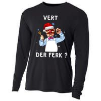 Vert Der Ferk Christmas Funny Chef Cooling Performance Long Sleeve Crew