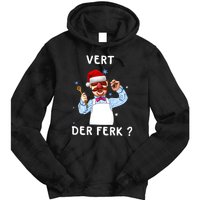 Vert Der Ferk Christmas Funny Chef Tie Dye Hoodie