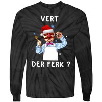 Vert Der Ferk Christmas Funny Chef Tie-Dye Long Sleeve Shirt