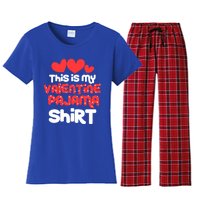 Valentine's Day Funny This Is My Valentine Pajama Cool Gift Women's Flannel Pajama Set