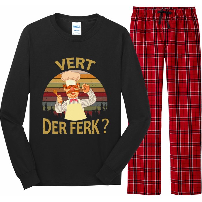 Vert Der Ferk Cook Swedish Chef Funny 2019 Saying Long Sleeve Pajama Set