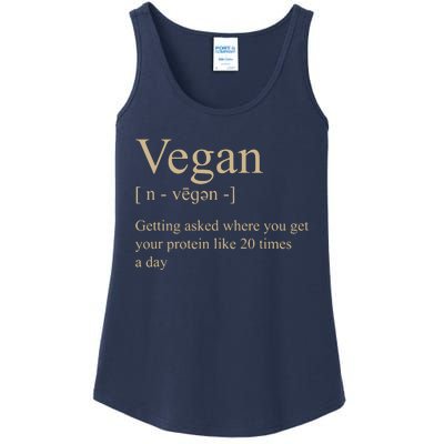 Vegan Definition Funny For Women Men Kids Gift Ladies Essential Tank