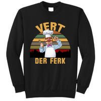 Vert Der Ferk Swedish Chef Vintage Funny Sweatshirt