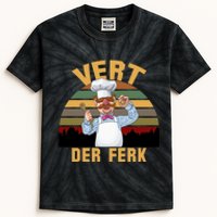 Vert Der Ferk Swedish Chef Vintage Funny Kids Tie-Dye T-Shirt