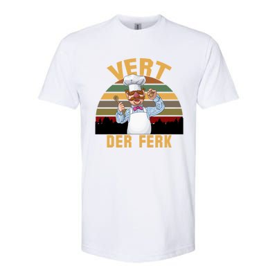 Vert Der Ferk Swedish Chef Vintage Funny Softstyle CVC T-Shirt