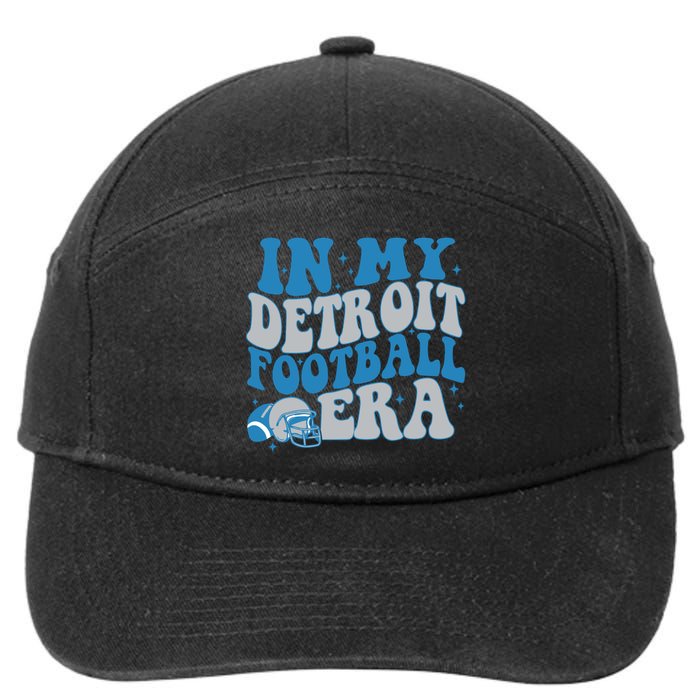 Vintage Detroit Football 7-Panel Snapback Hat