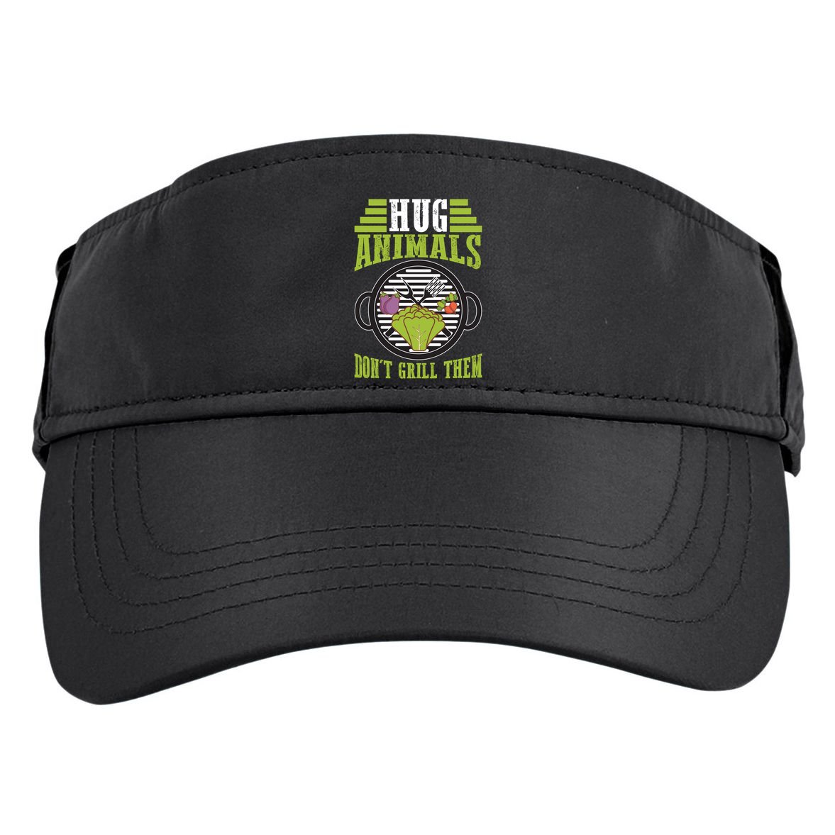 Veganism Design For Vegan Gift Adult Drive Performance Visor