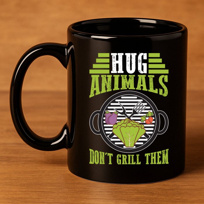 Veganism Design For Vegan Gift 11oz C Handle Ceramic Mug