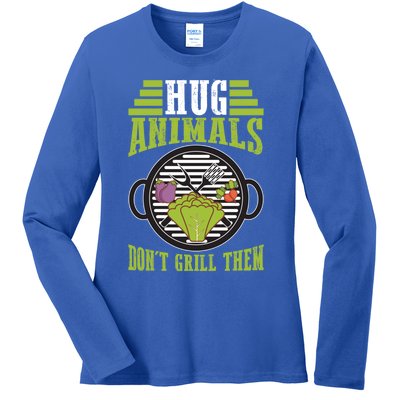 Veganism Design For Vegan Gift Ladies Long Sleeve Shirt