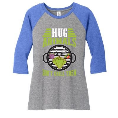 Veganism Design For Vegan Gift Women's Tri-Blend 3/4-Sleeve Raglan Shirt