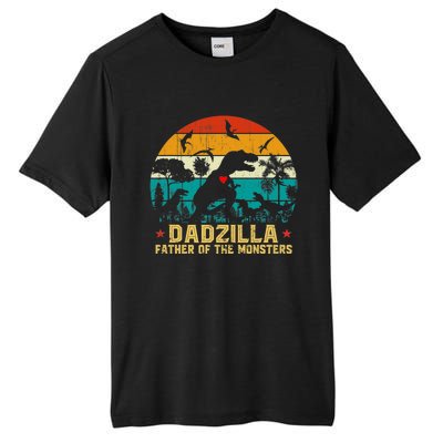 Vintage Dadzilla Father Of The Monsters For DAD Father's Day Tall Fusion ChromaSoft Performance T-Shirt