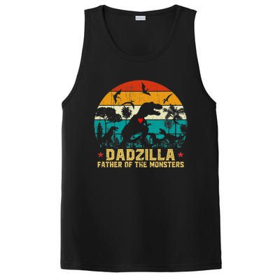 Vintage Dadzilla Father Of The Monsters For DAD Father's Day PosiCharge Competitor Tank