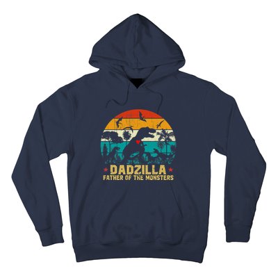 Vintage Dadzilla Father Of The Monsters For DAD Father's Day Hoodie