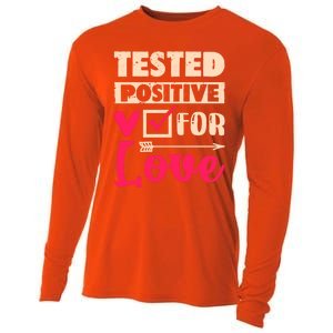 Valentine's Day For Couples Tested Positive For Love Pajama Gift Cooling Performance Long Sleeve Crew